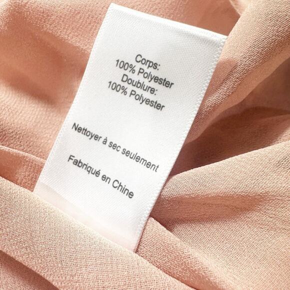 ASTR Gaia Side-Slit Midi Dress Cowl Neck Sleeveless Floral Dark Blush Size L NWT - Picture 8 of 10